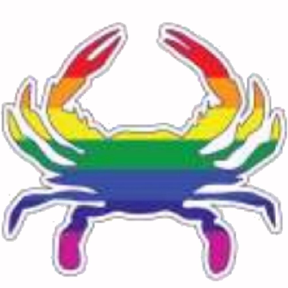 Crab Rainbow Pride Car Refrigerator Magnet - NEW Fast Ship